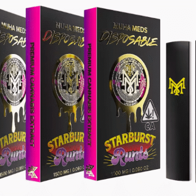 Starburst Runtz distillate Muha Meds disposable vape