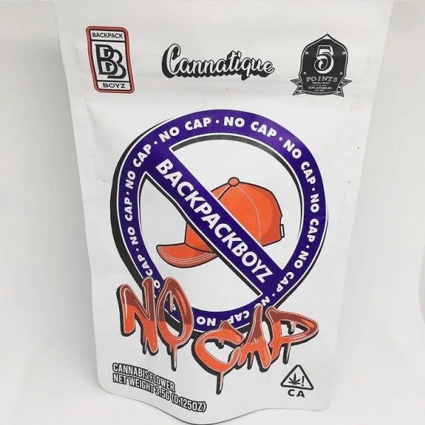 No Cap backpack boyz weed strain