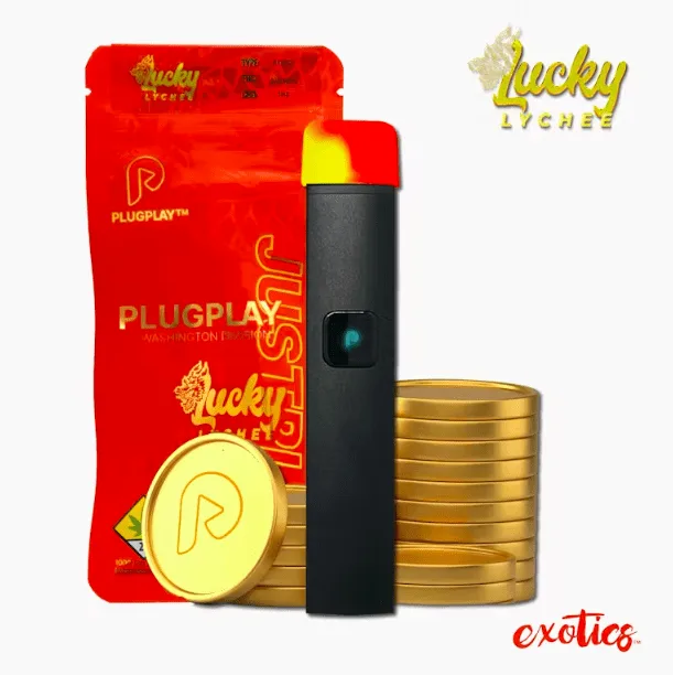 PLUGPLAY disposables Lucky Lychee 1G JUSTplay all-in-one pen