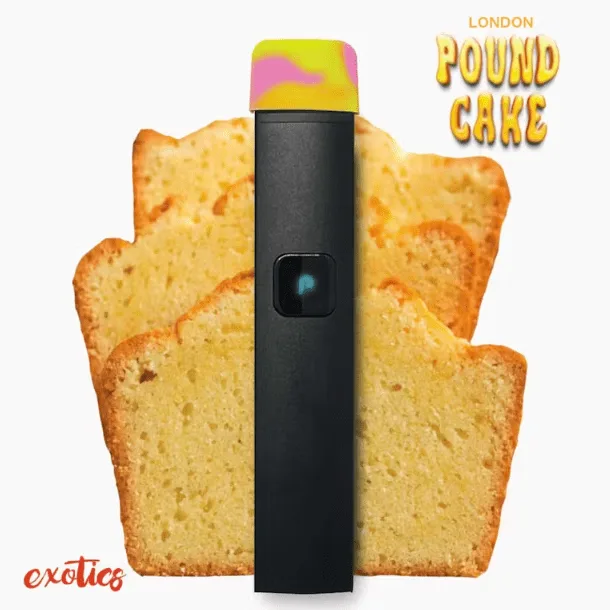 PLUGPLAY disposables London Pound Cake 1G JUSTplay all-in-one pen