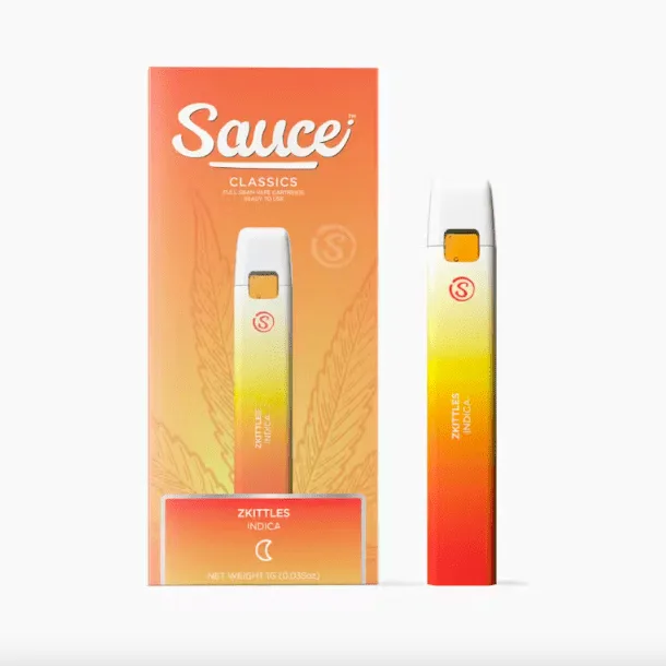 Sauce Essentials disposable Classics Zkittles indica 1g vape pen