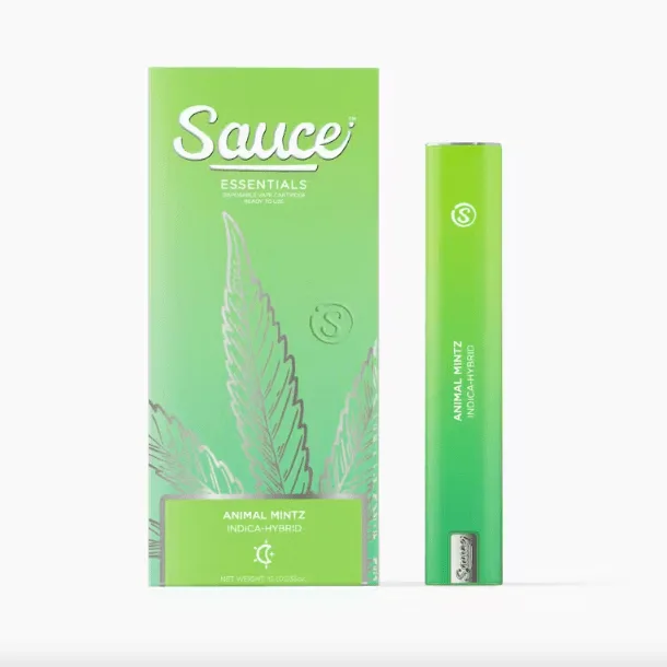 Sauce Essentials disposable Essentials Animal Mintz indica-hybrid 1g vape pen