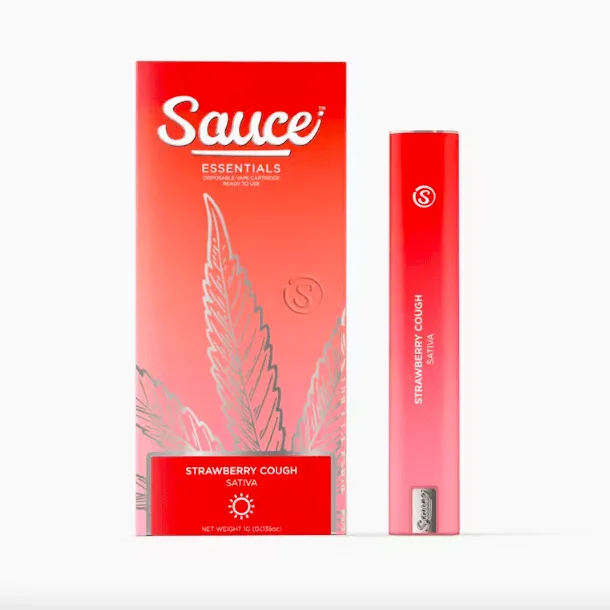 Sauce Essentials disposable Essentials Strawberry Cough sativa 1g vape pen