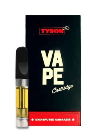 Tyson 2.0 carts 1G distillate retail packaging