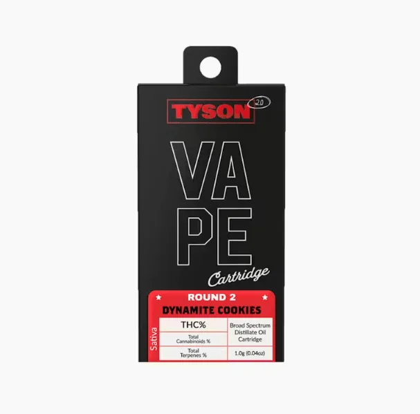Banana Punch Tyson 2.0 carts 1G distillate cartridge