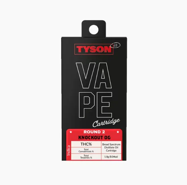 Pound for Pound Cake Tyson 2.0 carts 1G distillate cartridge