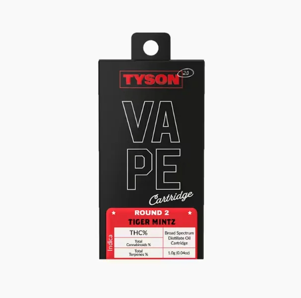 Platinum OG Tyson 2.0 carts 1G distillate cartridge