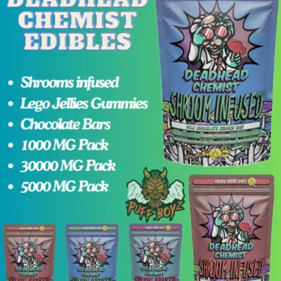 Deadhead Chemist psilocybin gummies 1000mg pack